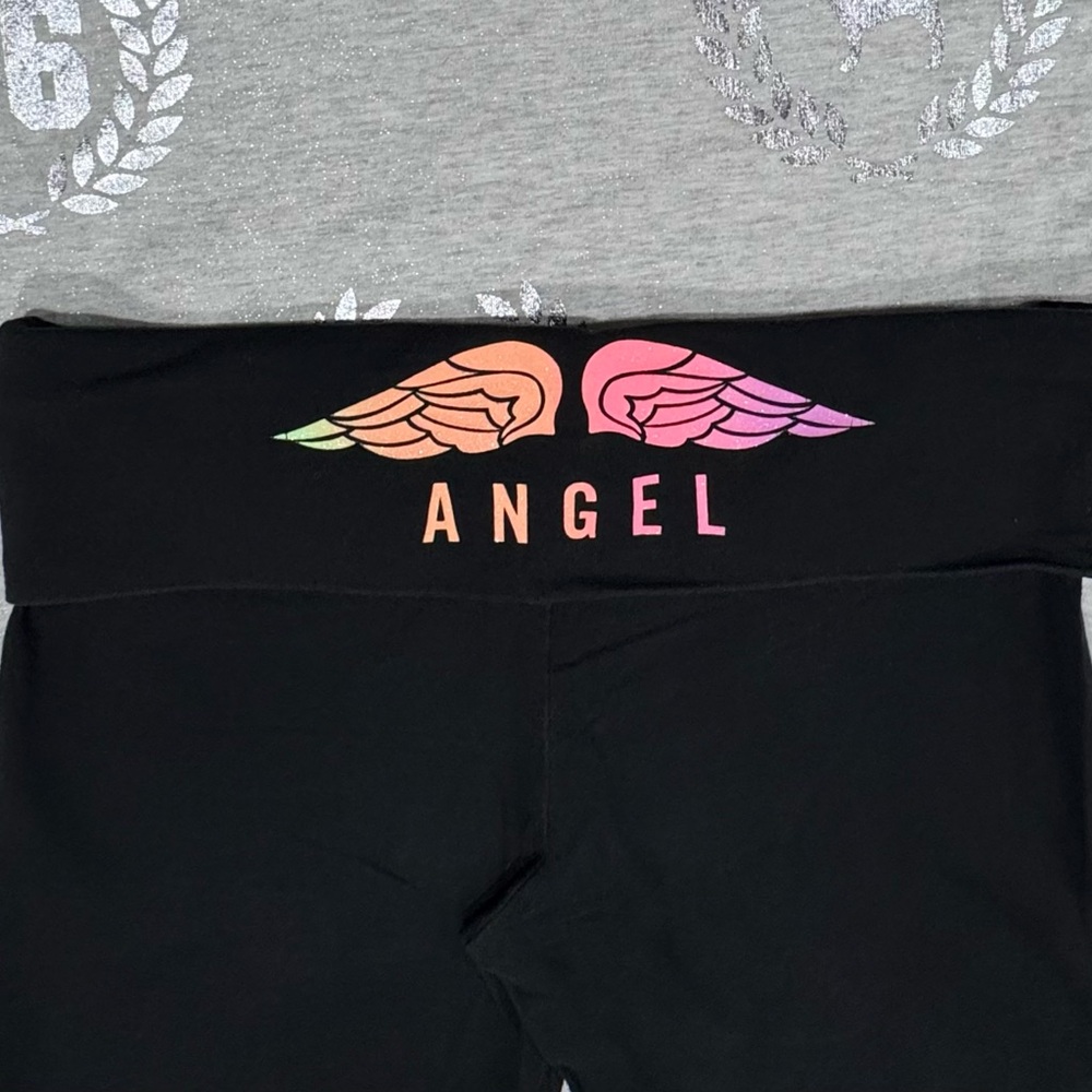 Victoria’s Secret Vintage Foldover Flare Yoga Pants Medium
